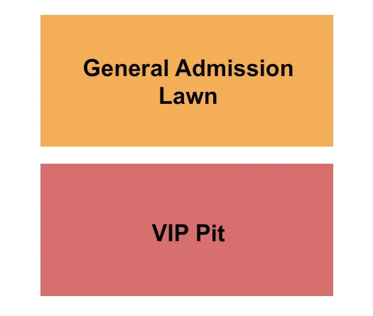 VIP PIT GA LAWN Seating Map Seating Chart