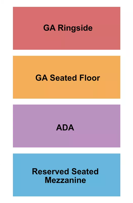 EPIC EVENT CENTER WI WRESTLING Seating Map Seating Chart
