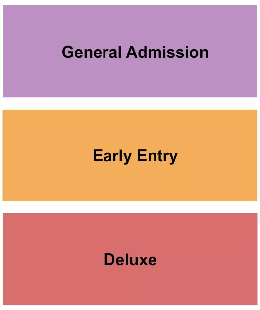 TRINITY BAPTIST CHURCH JACKSONVILLE DELUXE EARLY ENTRY GA Seating Map Seating Chart