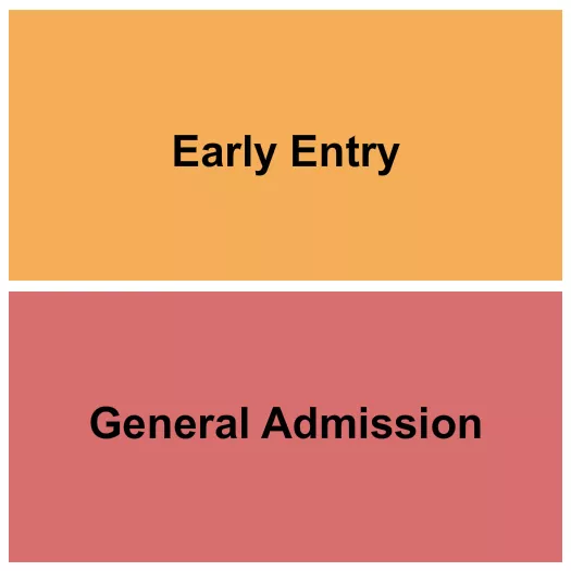 GA EARLY ENTRY Seating Map Seating Chart