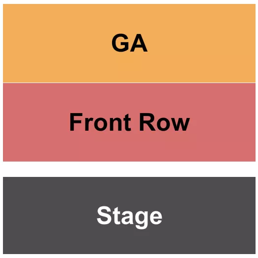 GA FRONT ROW Seating Map Seating Chart