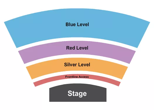 FRONT SILVER RED BLUE Seating Map Seating Chart