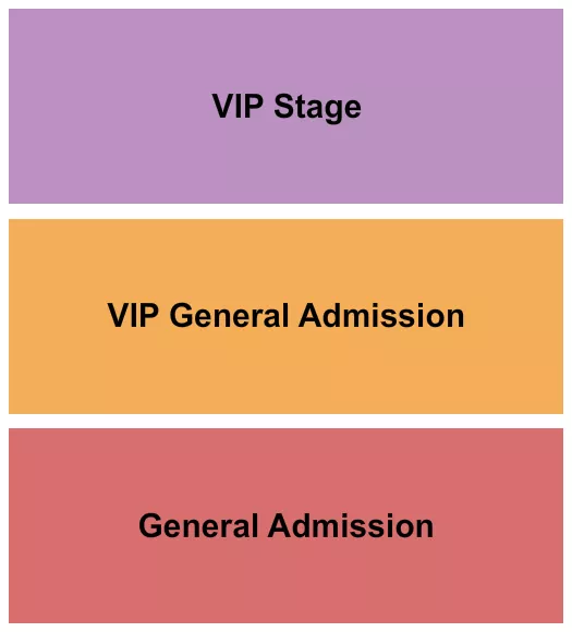 GA VIP VIP STAGE Seating Map Seating Chart