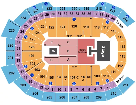 JORDAN DAVIS Seating Map Seating Chart