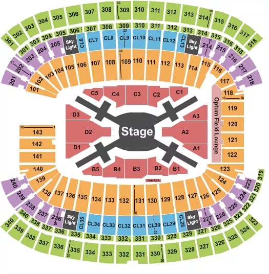 BTS Seating Map Seating Chart