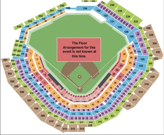 GENERIC FIELD Seating Map Seating Chart