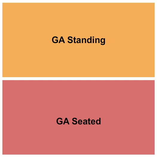 GA STANDING SEATED Seating Map Seating Chart