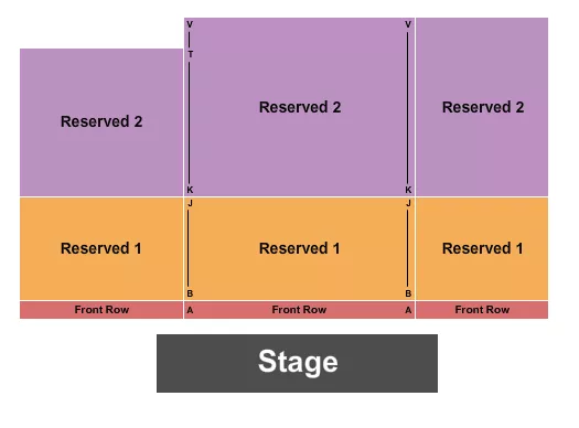 ENDSTAGE FR RSV 1 2 Seating Map Seating Chart