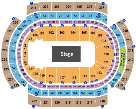 CIRCUS Seating Map Seating Chart