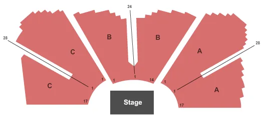 ENDSTAGE Seating Map Seating Chart