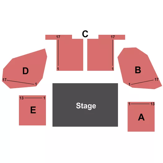 END STAGE 2 Seating Map Seating Chart