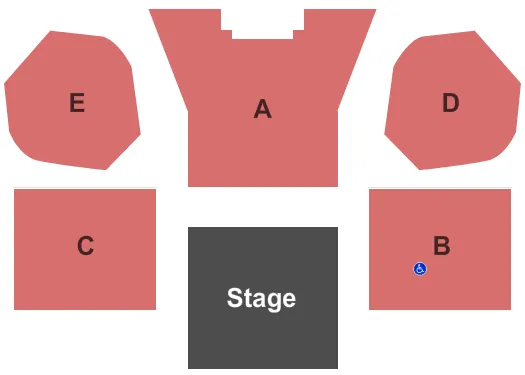 END STAGE Seating Map Seating Chart