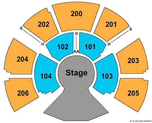 UNDER THE BIG TOP OLD PORT OF MONTREAL CIRQUE TOTEM Seating Map Seating Chart