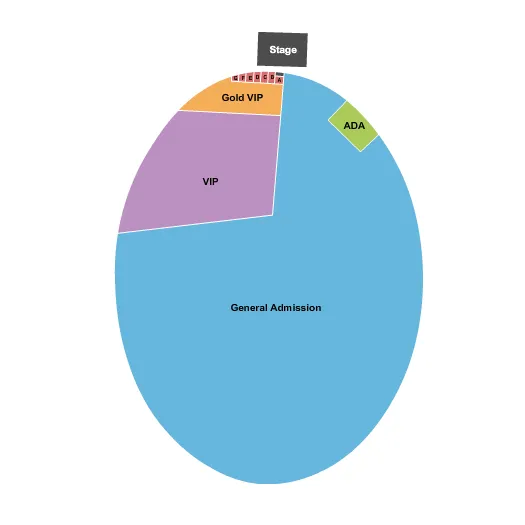 WE LOVE NYC Seating Map Seating Chart