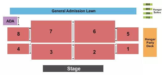 ENDSTAGE 4 Seating Map Seating Chart
