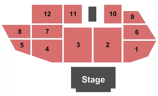 ENDSTAGE 5 Seating Map Seating Chart