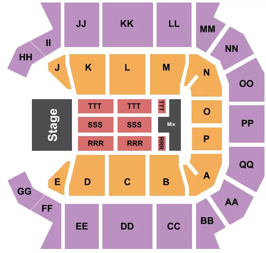 TSO Seating Map Seating Chart