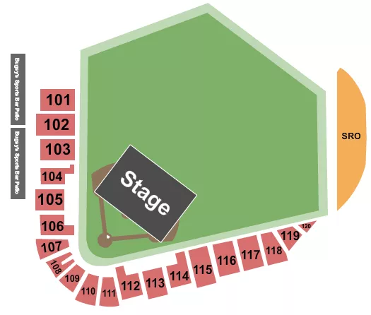CONCERT Seating Map Seating Chart