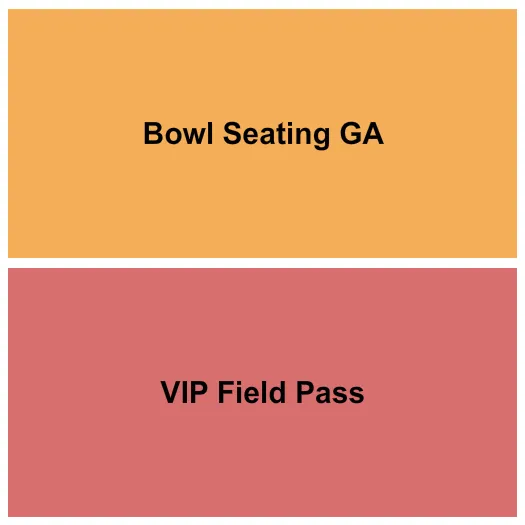 GA BOWL VIP FIELD Seating Map Seating Chart