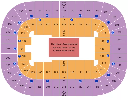 GENERIC FLOOR Seating Map Seating Chart
