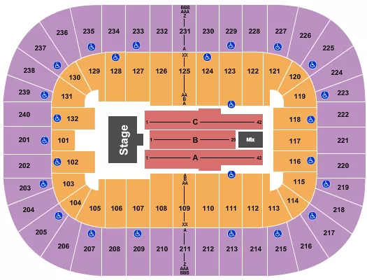 KOE WETZEL Seating Map Seating Chart
