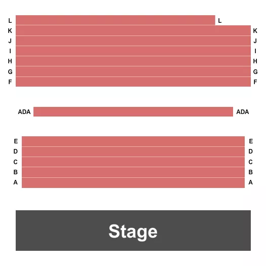 ENDSTAGE 1 Seating Map Seating Chart
