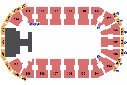PBR Seating Map Seating Chart
