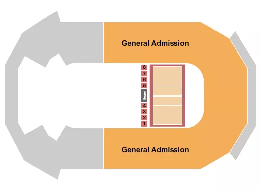 VOLLEYBALL 2 Seating Map Seating Chart