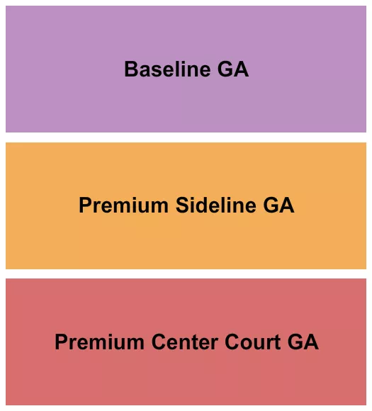 MYRTLE BEACH INVITATIONAL Seating Map Seating Chart