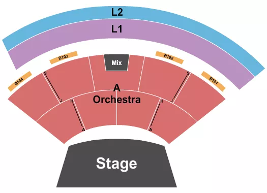 ENDSTAGE Seating Map Seating Chart