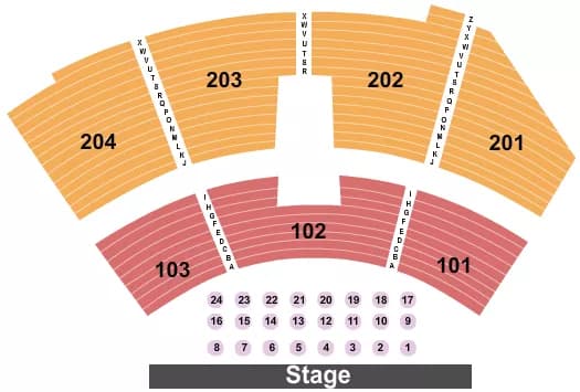 HARD ROCK LIVE HARD ROCK HOTEL CASINO TULSA ENDSTAGETABLES Seating Map Seating Chart