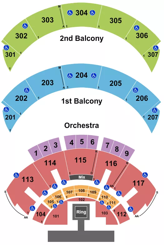 HARD ROCK LIVE AT THE SEMINOLE HARD ROCK HOTEL CASINO HOLLYWOOD MMA 2 Seating Map Seating Chart