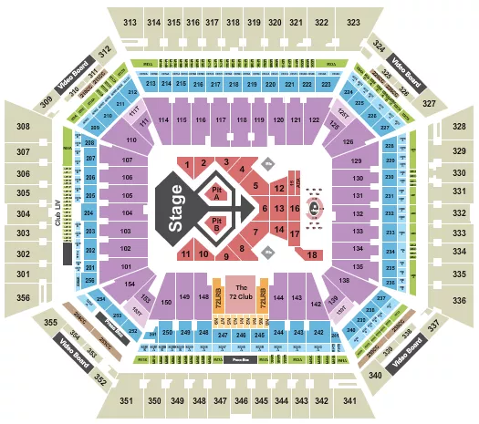 USHER Seating Map Seating Chart