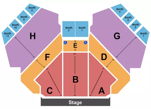 END STAGE 2 Seating Map Seating Chart