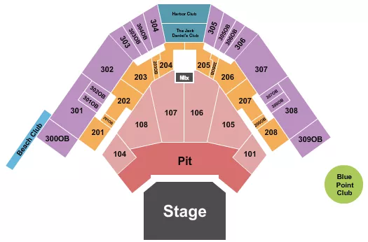 ENDSTAGE GA PIT 3 Seating Map Seating Chart