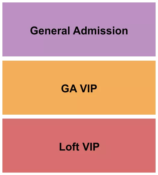 LOFT VIP VIPGEN GA Seating Map Seating Chart
