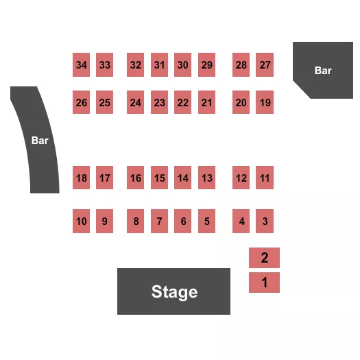 ENDSTAGE 2 Seating Map Seating Chart