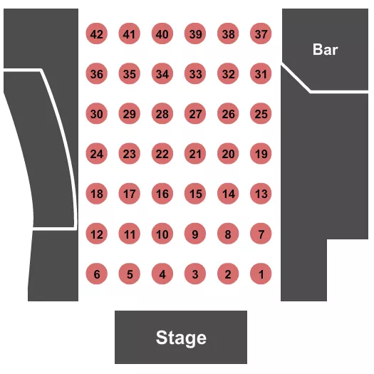 ENDSTAGE Seating Map Seating Chart