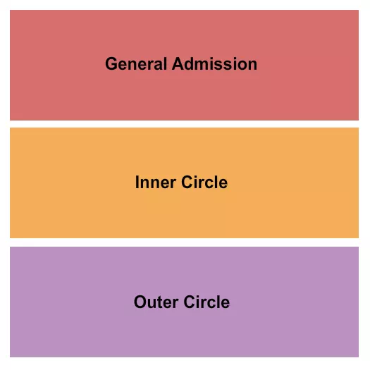 HELIUM COMEDY CLUB ST LOUIS GENERAL ADMISSION INNER OUTER CIRCLE Seating Map Seating Chart