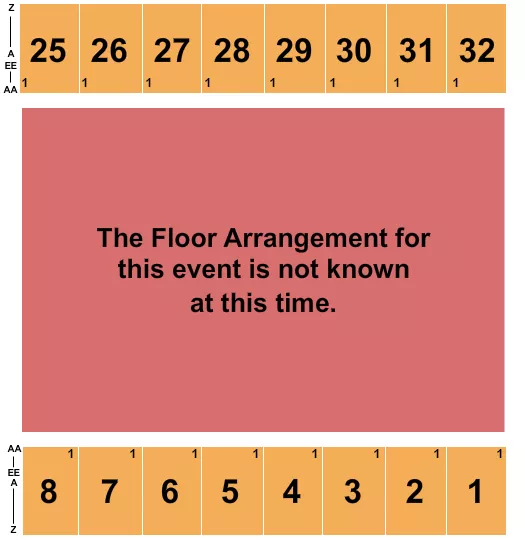 GENERIC FLOOR Seating Map Seating Chart