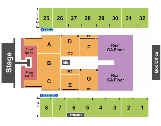 THOMAS RHETT Seating Map Seating Chart