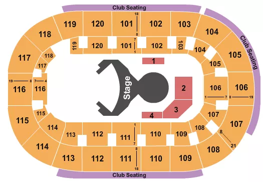 CIRQUE OVO Seating Map Seating Chart