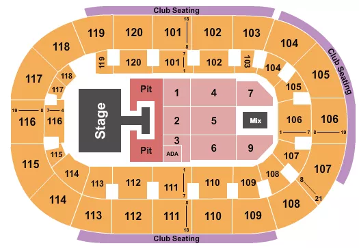 RILEY GREEN Seating Map Seating Chart