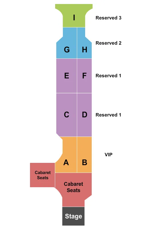 JAZZ FESTIVAL Seating Map Seating Chart
