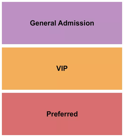 HILARITIES 4TH STREET THEATRE AT PICKWICK FROLIC GA VIP PREFERRED Seating Map Seating Chart