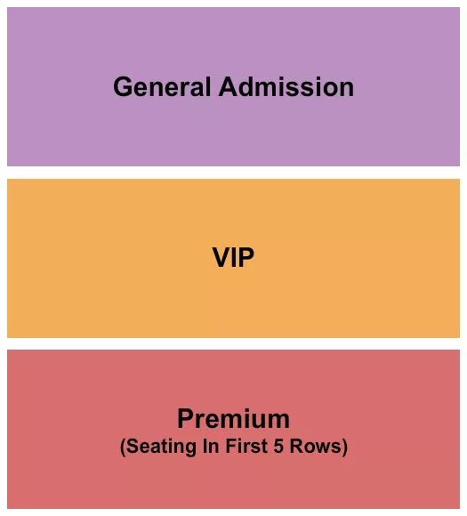 HISTORIC RITZ THEATRE BRUNSWICK GA PREMIUM VIP Seating Map Seating Chart