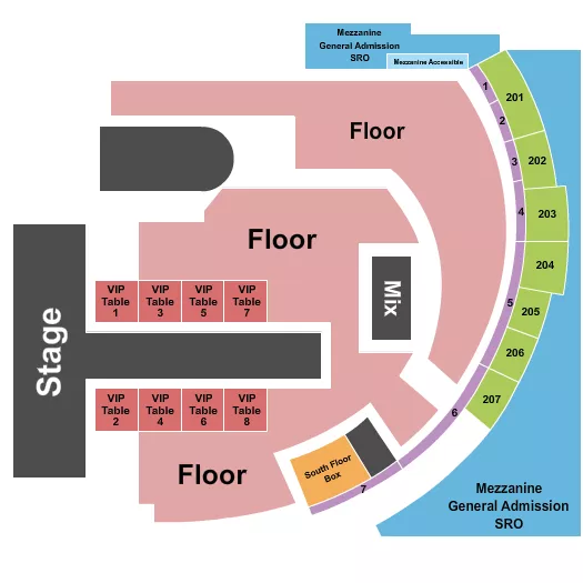 HISTORY TORONTO GA FLOOR W CATWALK Seating Map Seating Chart