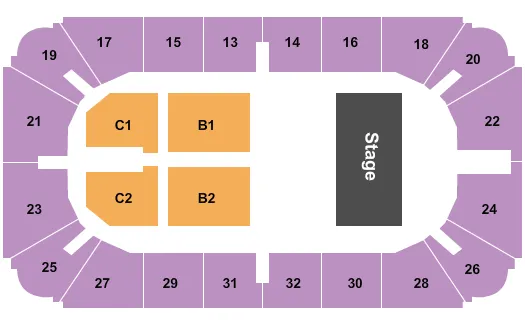 AN EVENING WITH URBAN MEYER Seating Map Seating Chart