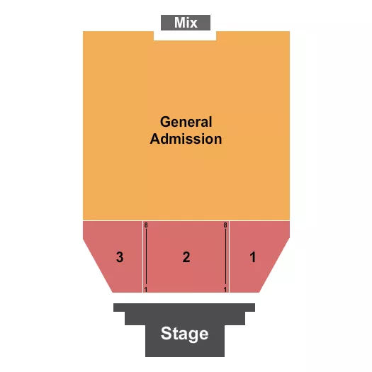 ENDSTAGE 3 Seating Map Seating Chart
