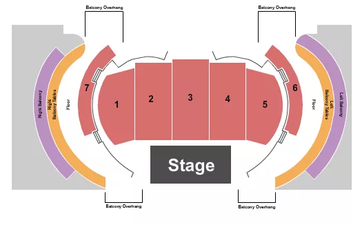 ENDSTAGE 1 7 Seating Map Seating Chart